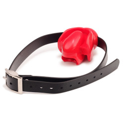 BDSMaster Bâillon Fix Tongue Rouge
